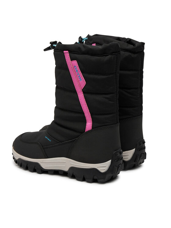 Geox Geox Μπότες Χιονιού J Himalaya Girl B Ab J26FTA 0FU54 C0922 S Μαύρο