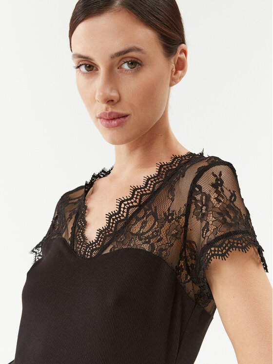 Morgan Morgan Bluza 232-DLAMI Črna Slim Fit