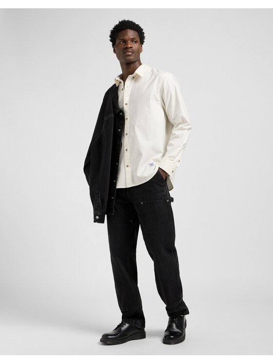 Lee Lee Camicia NO POCKET BUTTON DOWN Beige Relaxed Fit