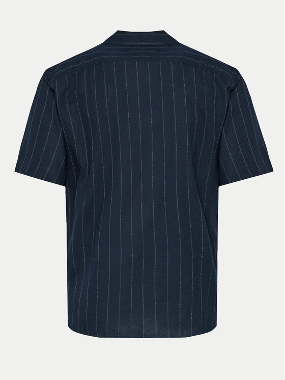 s.Oliver s.Oliver Koszula 2143559 Granatowy Regular Fit