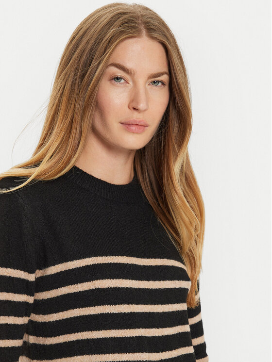 Brave Soul Brave Soul Kötött ruha LKD-125HARPER Fekete Regular Fit