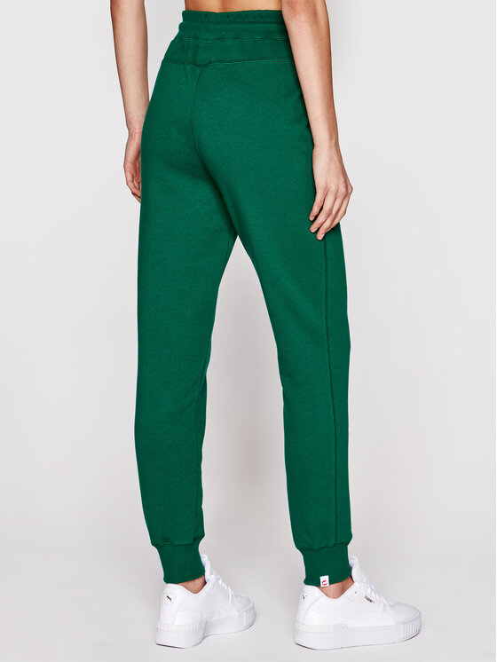 PLNY LALA PLNY LALA Jogginghose Liptsitck Travel PL-SP-TV-00050 Grün Regular Fit
