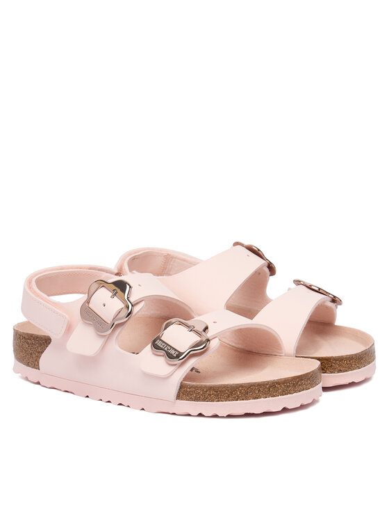 Birkenstock Birkenstock Sandalen Milano Flower Buckle 1031654 D Hellrosa