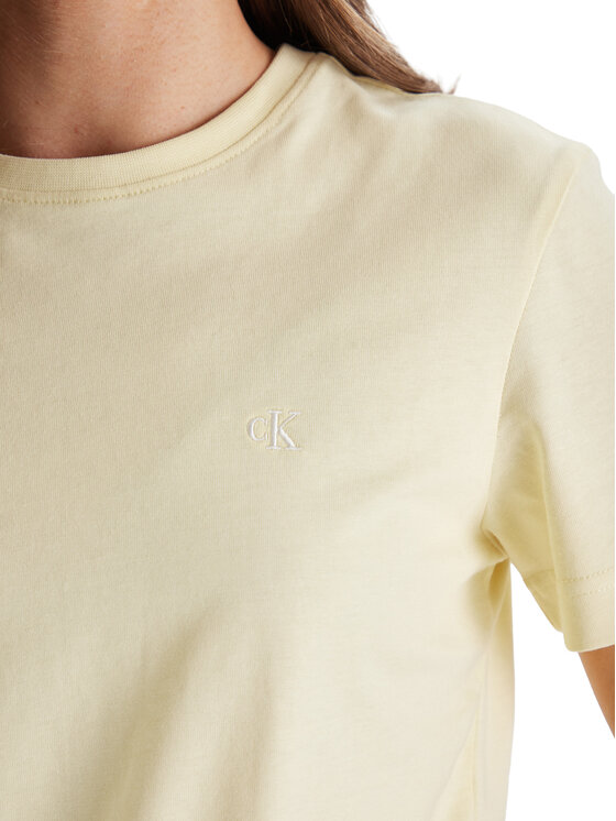 Calvin Klein Jeans Calvin Klein Jeans Tricou Monogram LV047B224G Galben Regular Fit