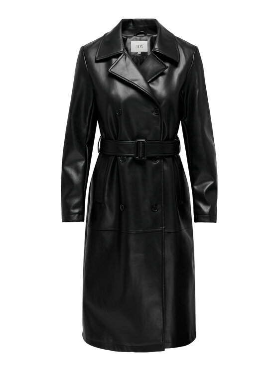 JDY JDY Trench 15302152 Crna Regular Fit