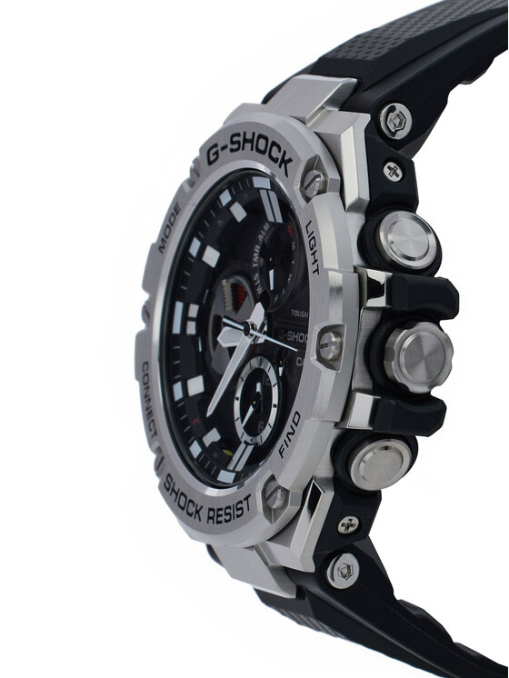 Casio G-Shock GST-B100-1AER – Orologio Uomo Analogico In Resina Nero, Multifunzione