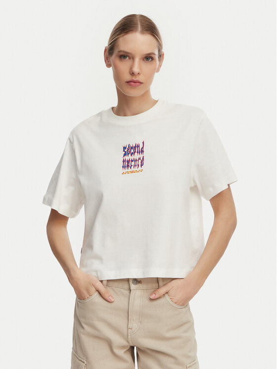 Element Element T-Shirt Second Nature W ELJZT00142 Weiß Relaxed Fit
