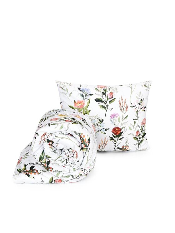 White pocket White pocket Komplet pościeli satynowa Kolorowy