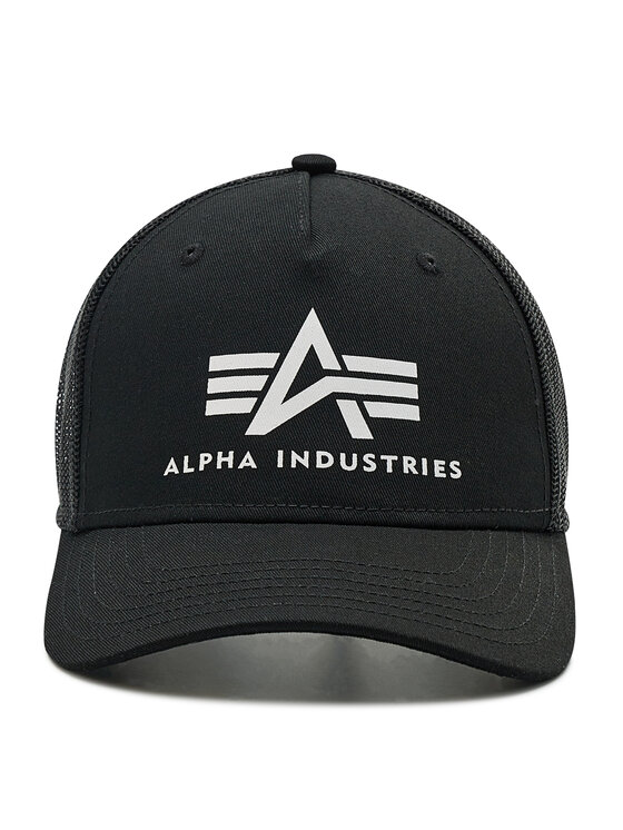 Alpha Industries Alpha Industries Шапка с козирка Basic Trucker Cap 186902 Черен