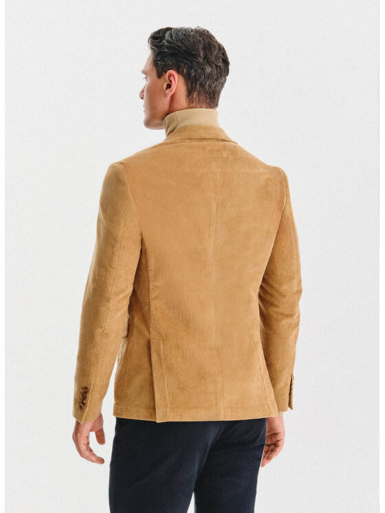 Pako Lorente Pako Lorente Marynarka P25WF-3X-003 Beżowy Slim Fit
