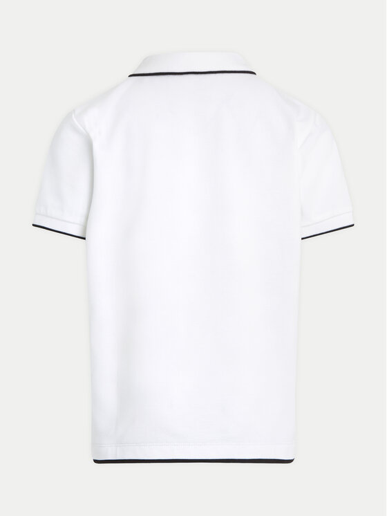 Calvin Klein Jeans Calvin Klein Jeans Polo Intarsia Logo IB0IB02071 Bianco Regular Fit