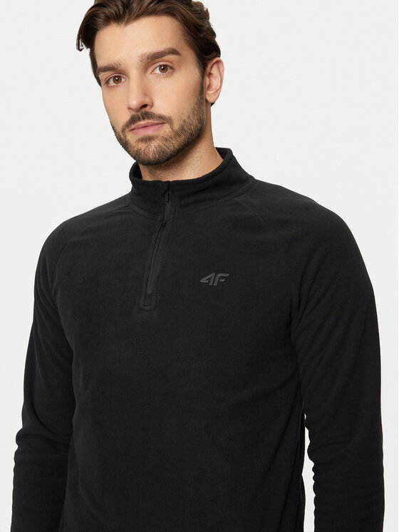 4F 4F Bielizna termoaktywna górna 4FWAW24UFLEM044 Czarny Slim Fit
