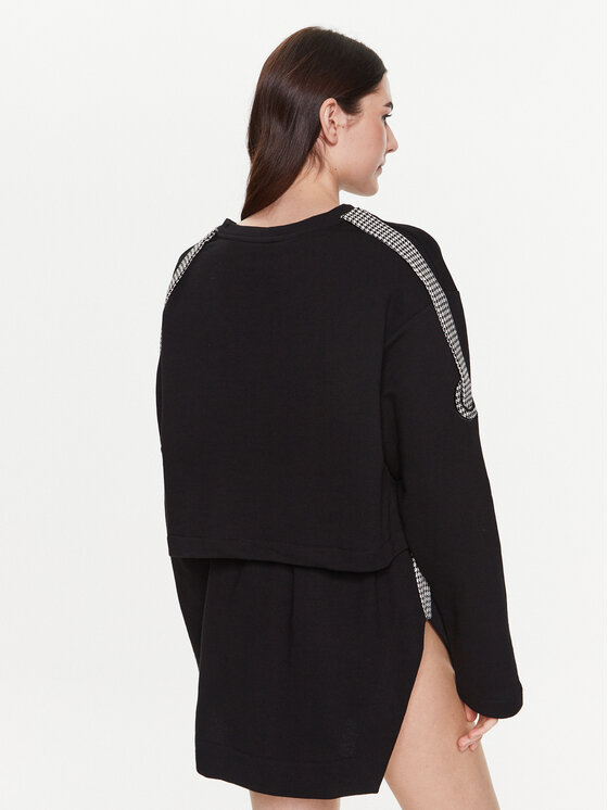 MMC Studio MMC Studio Majica dugih rukava Lucco Crna Relaxed Fit
