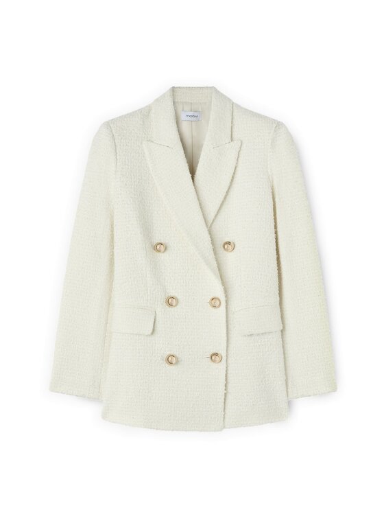 Motivi Motivi Giacca outdoor Q765Q101002N0R2 Bianco Regular Fit