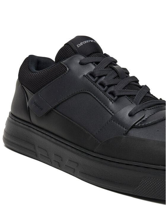 Emporio Armani Emporio Armani Sneakersy EM002855 AF18018 MZ312 Čierna
