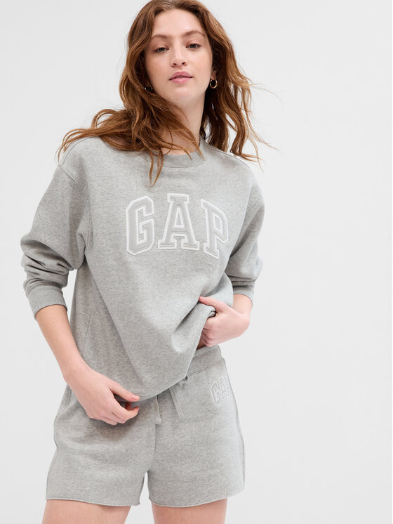 Gap Gap Pulóver 554936-02 Szürke Regular Fit