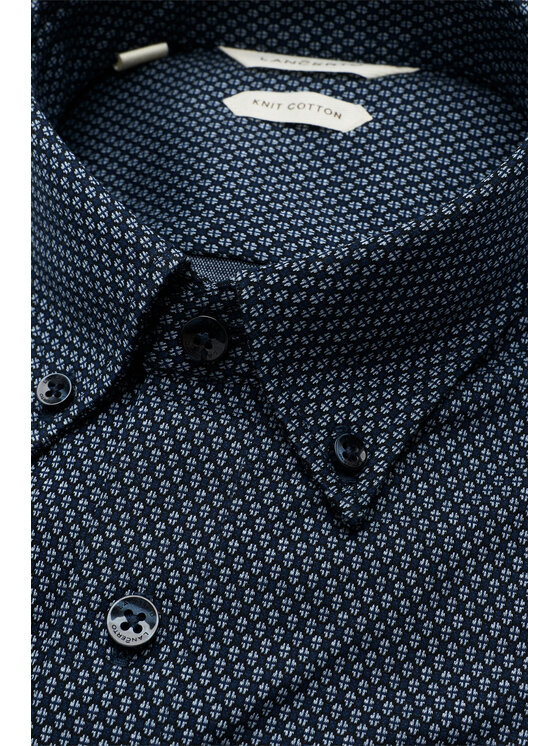 Lancerto Lancerto Koszula Santoro Regular KO073126000074 Szary Regular Fit