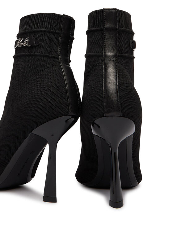 KARL LAGERFELD KARL LAGERFELD Botki Pandara KL31346A Czarny
