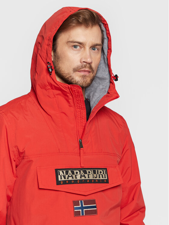 Napapijri Napapijri Anorak stiliaus striukė Rainforest Winter 3 NP0A4GMC Raudona Regular Fit