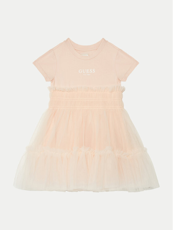 Guess Guess Rochie elegantă K5RK14 K6YW0 Coral Regular Fit