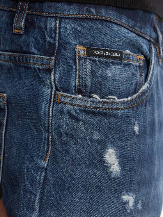 Dolce&Gabbana Dolce&Gabbana Jeansy GYJDAZ G8KE9 S9001 Granatowy Regular Fit