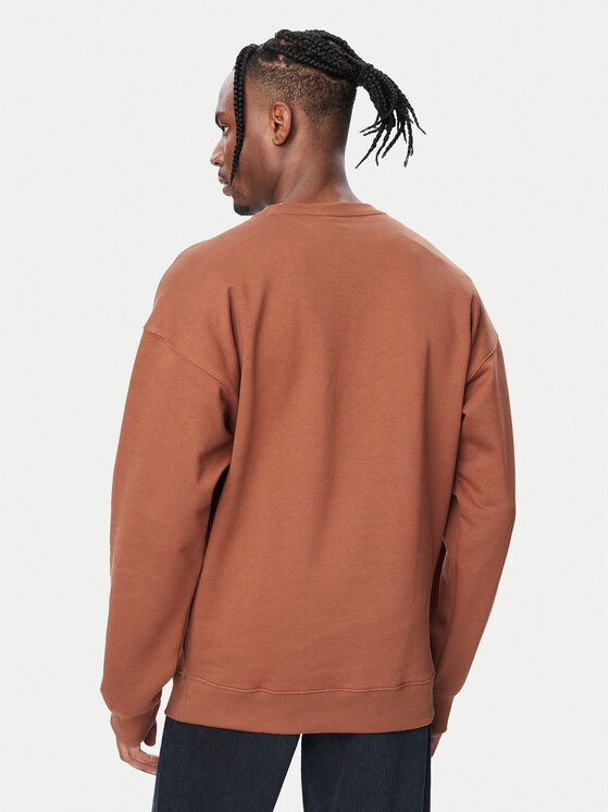 adidas adidas Sweatshirt Trefoil Essentials LL1047 Dunkelbraun Regular Fit