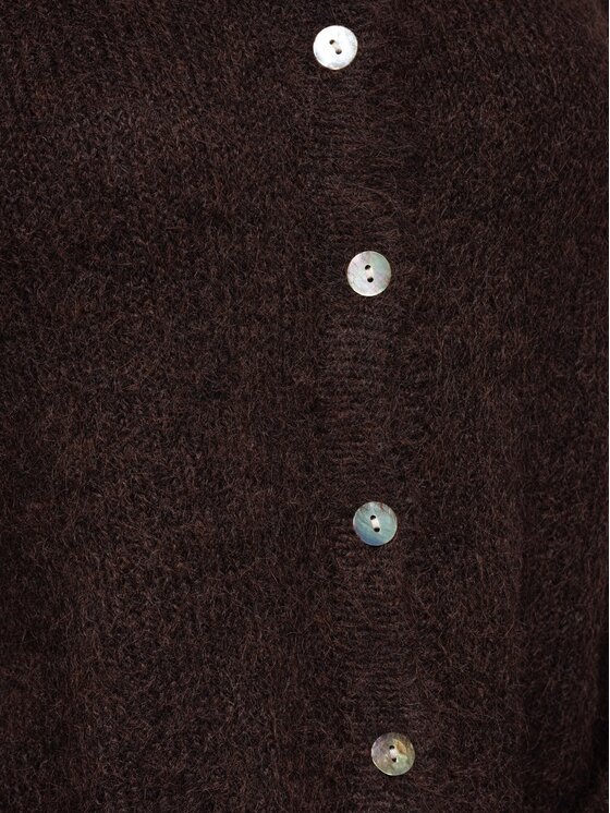 Ombre Ombre Svetr OW-SW-E0044 Hnědá Relaxed Fit