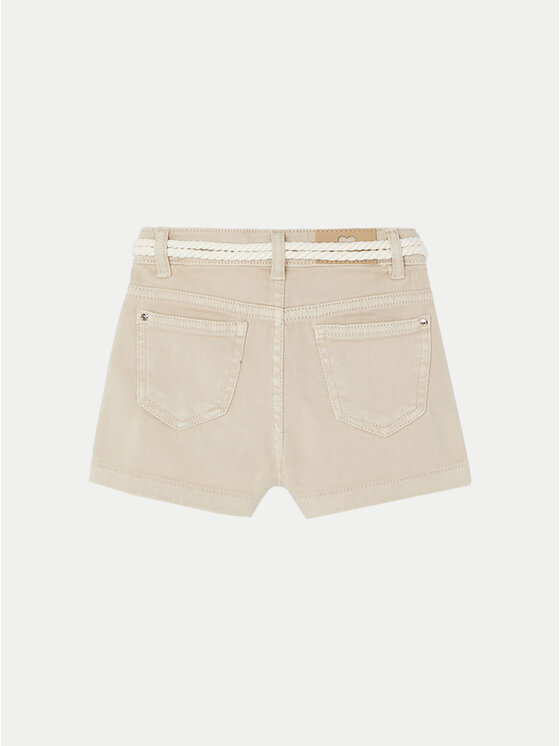 Mayoral Mayoral Шорти от плат 234 Бежов Regular Fit