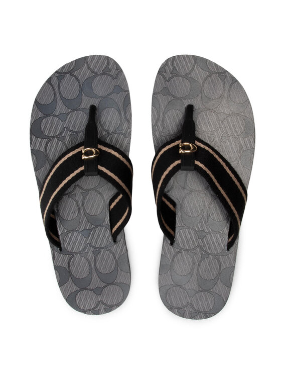 Coach Japonki Zoe bed Flip Flop C2978 Czarny Modivo.pl