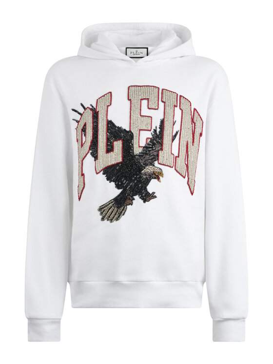 PHILIPP PLEIN PHILIPP PLEIN Felpa 25957 Bianco Regular Fit