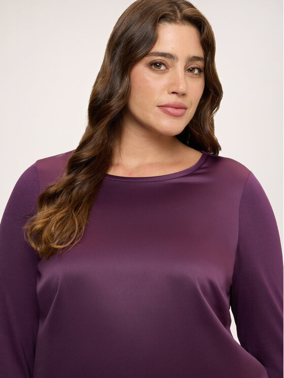 Fiorella Rubino Fiorella Rubino Koszula G0CWL009267N029 Fioletowy Boxy Fit