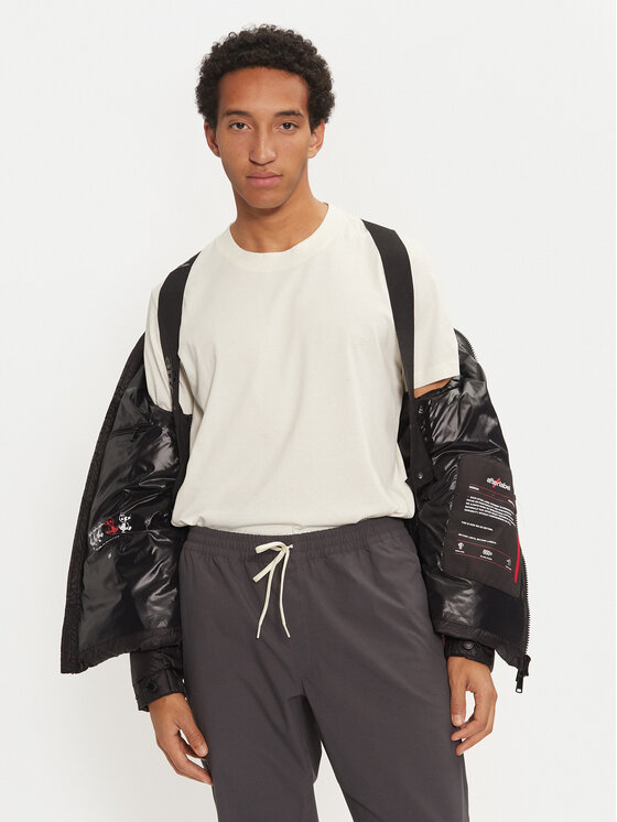 AFTER LABEL AFTER LABEL Пухено яке Verbier A00038 Черен Regular Fit