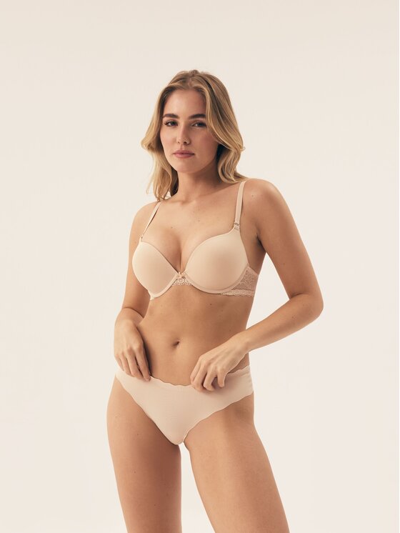 Esotiq Esotiq Biustonosz push-up 37696 Beżowy