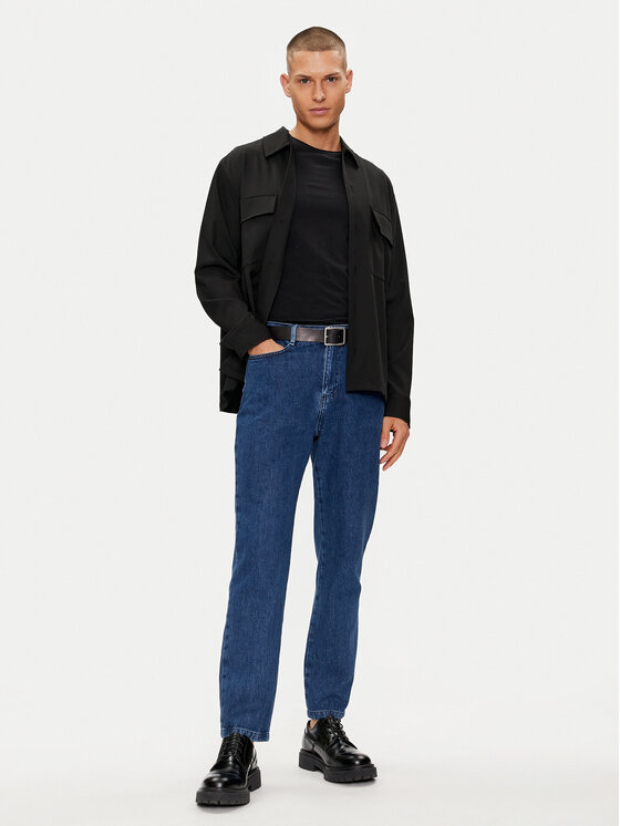 Sisley Sisley Jeans hlače 4QBESE020 Modra Straight Fit