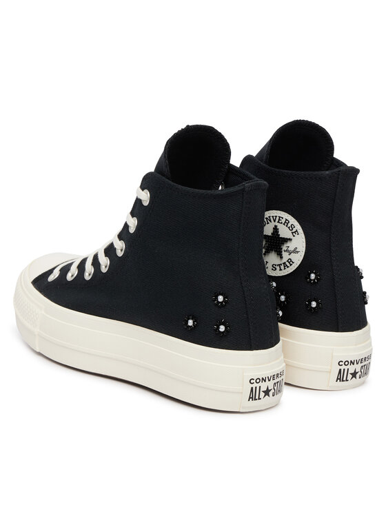 Converse Converse Teniși Chuck Taylor All Star Lift Platform Beads A17787C Negru