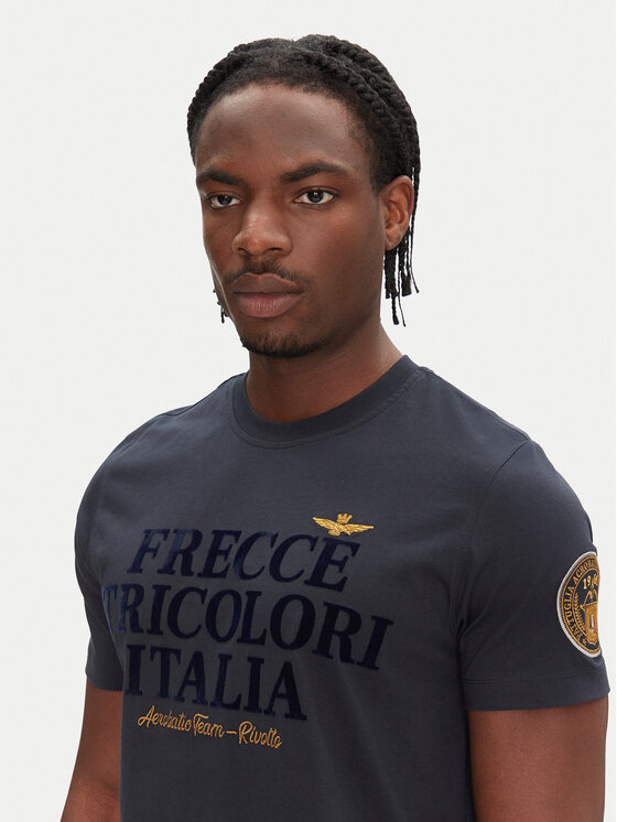 Aeronautica Militare Aeronautica Militare Marškinėliai 251TS2404J596 Tamsiai mėlyna Regular Fit