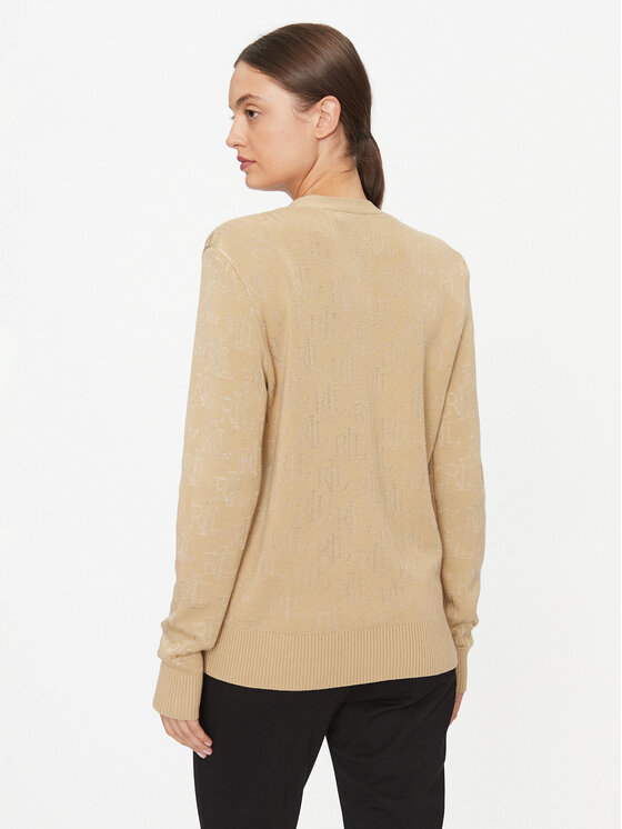 LAUREN RALPH LAUREN Lauren Ralph Lauren Kardigan 200916279001 Beżowy Regular Fit