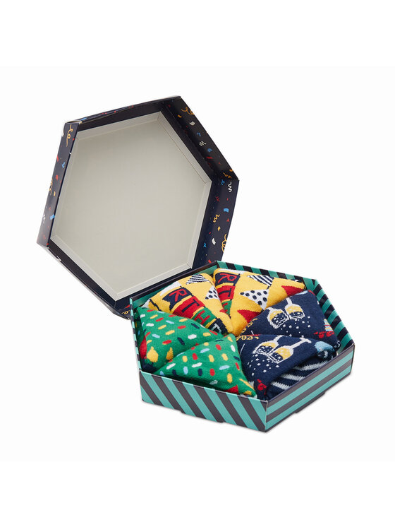 Calzini lunghi unisex Happy Birthday Multicolore