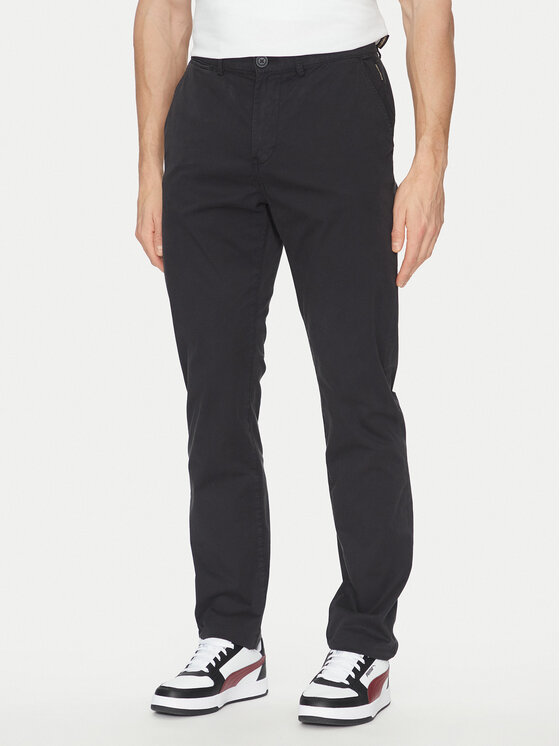 Napapijri Chino nohavice M-Puyo NP0A4H98 Čierna Slim Fit