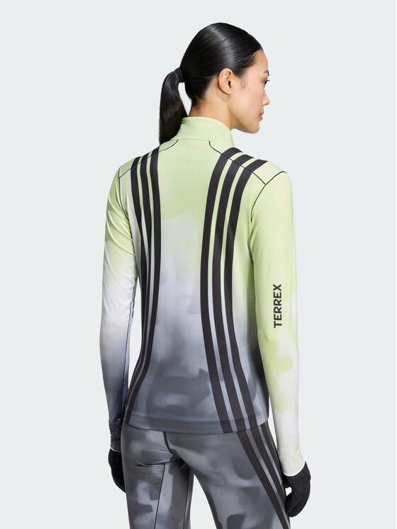 adidas adidas Bluza techniczna 171046 Żółty Fitted Fit