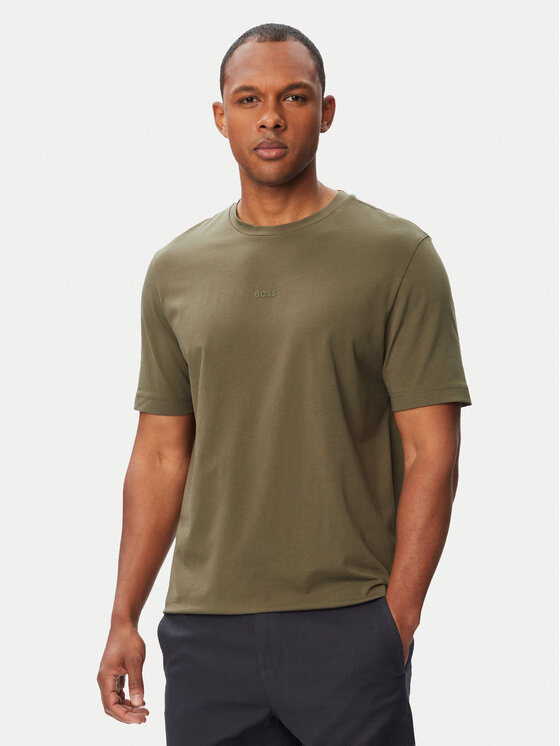BOSS BOSS T-Shirt TChup 50473278 Khaki Relaxed Fit