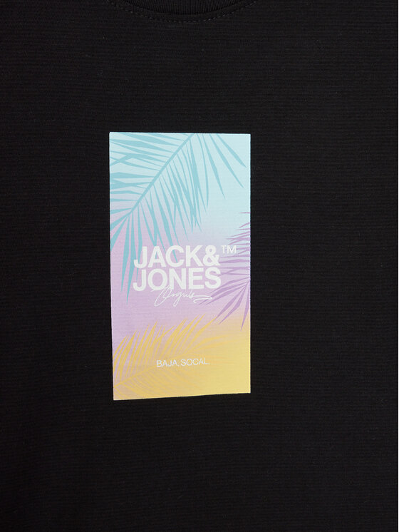 Jack & Jones Junior Jack & Jones Junior T-Shirt Joraruba 12257136 Černá Standard Fit