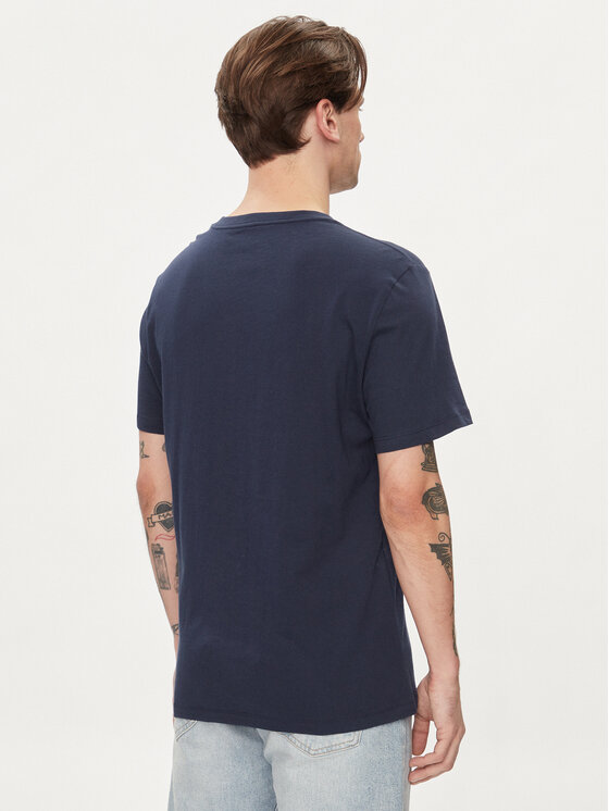 Gap Gap T-krekls 753771-03 Tumši zils Regular Fit