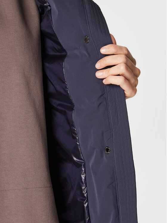 Diego M Diego M Geacă din puf 22IM-R432 Bleumarin Slim Fit