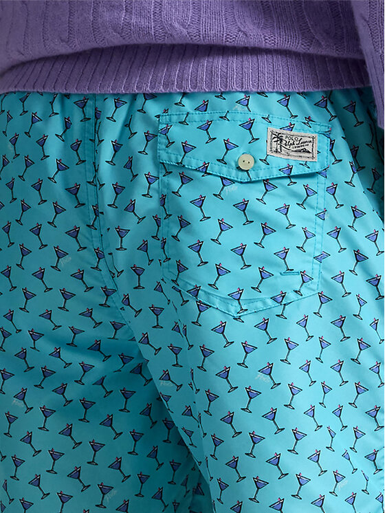 Polo Ralph Lauren Polo Ralph Lauren Pantaloni scurți pentru înot 710963824001 Albastru celest Classic Fit