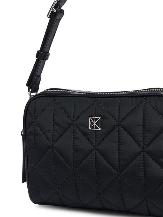 Calvin Klein Calvin Klein Borsetta Emblem Aop Jacquard Bucket LV04F3648G Nero