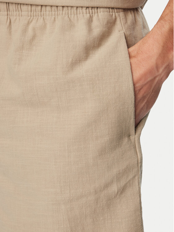 Ysabel Mora Ysabel Mora Pantaloncini di tessuto 90539 Beige scuro Regular Fit