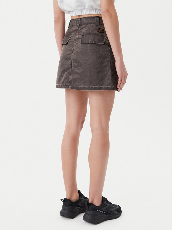 Alpha Industries Alpha Industries Miniszoknya Vintage 156052 Szürke Regular Fit