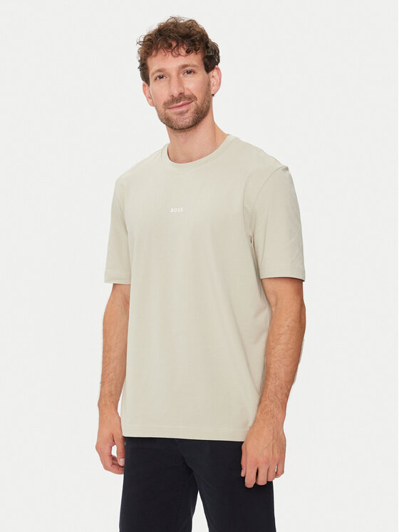 Boss T-Shirt Tchup 50473278 Beige Relaxed Fit | Modivo.de