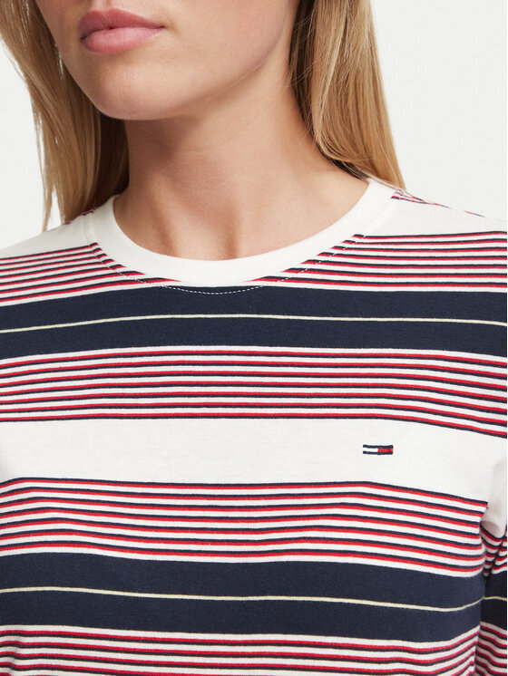 Tommy Jeans Tommy Jeans Bluză Reg Ess Jersey DW0DW23562 Colorat Regular Fit